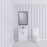 4 Pack | 8mm White Sparkle With Chrome Wall & Ceiling Panel 2.6M